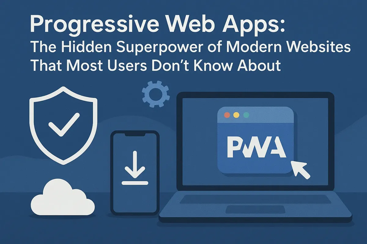 Progressive Web Apps: The Hidden Superpower of Modern Websites That Most Users Don't Know About - Featured blog post illustration