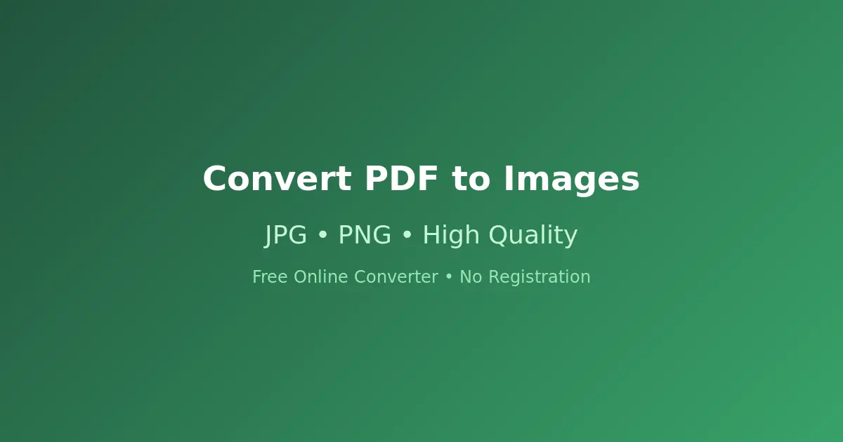 How to Convert PDF to Images (JPG/PNG) Free Online - Complete Guide - Featured blog post illustration