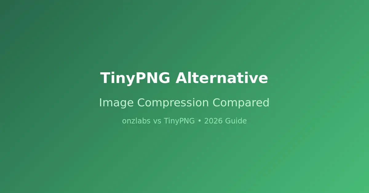 Best Free TinyPNG Alternative in 2026 - Image Compression Compared - Featured blog post illustration